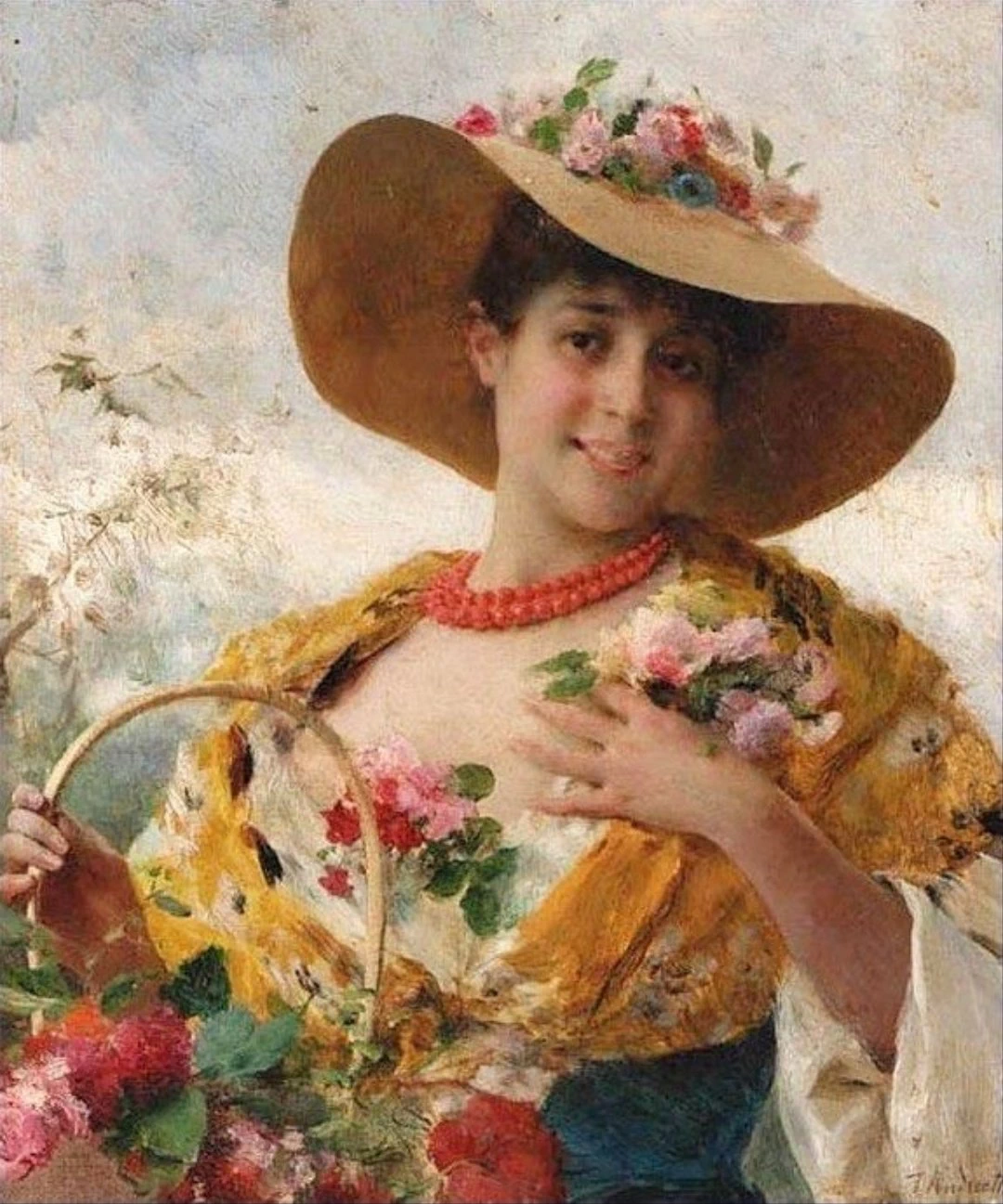 Cesto di fiori